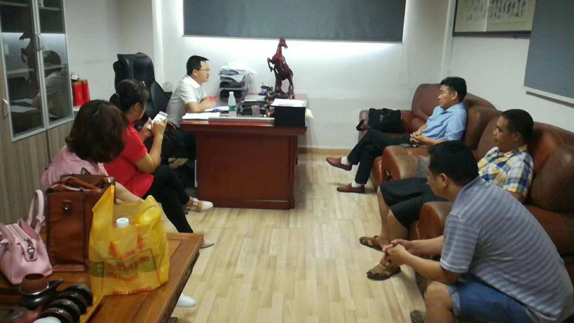 东莞市邦兴五金精密有限公司ISO 9001 审核现场(图1)