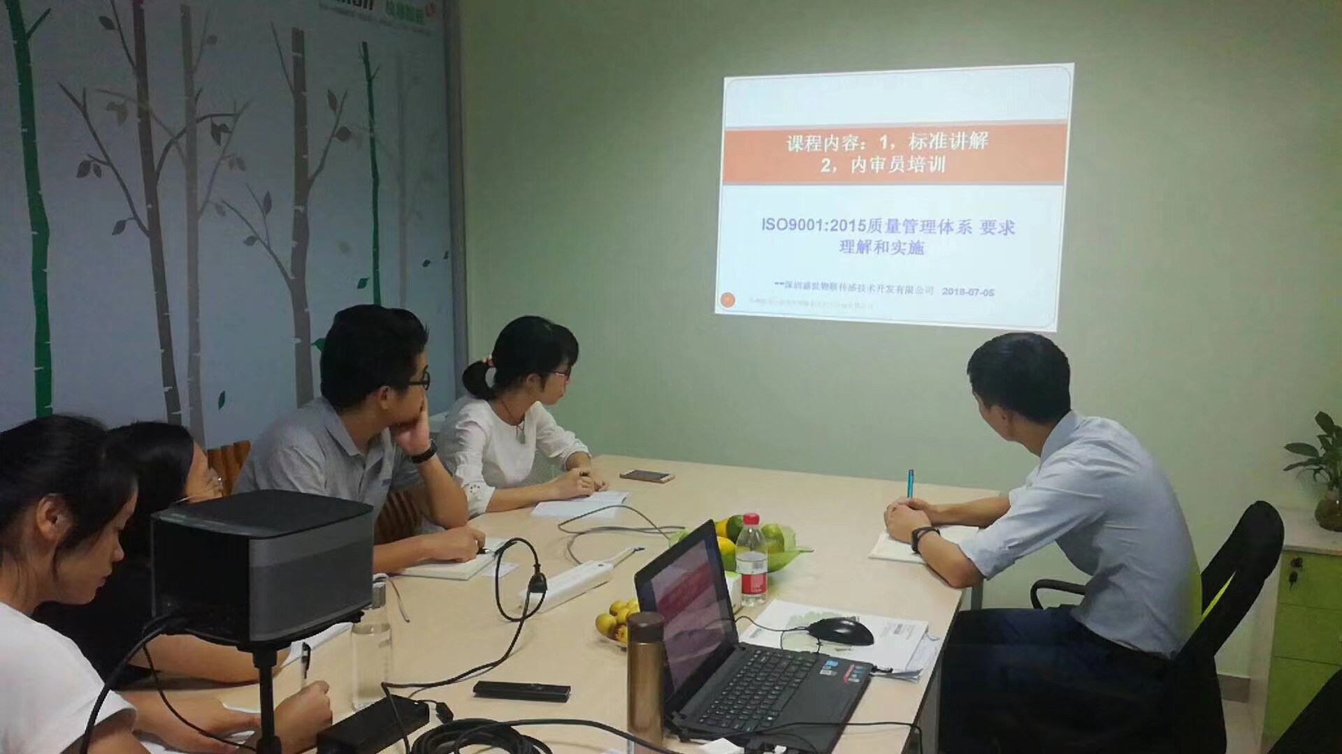 深圳盛世物联传感技术开发有限公司ISO 9001 培训现场(图2)